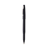 Pentel Rolling Writer Roller Ball Pen, Stick, Medium 0.8 mm, Black Ink, Black Barrel, Dozen