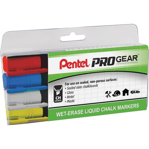 Pentel PROGear Wet-Erase Liquid Chalk Marker - SMW26PGPC4M1