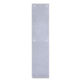 Tell Door Push Plate, 3.5 x 15, Satin Stainless Steel
