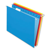 Pendaflex Recycled Hanging File Folders, 1/5-Cut Tab, Letter Size, Assorted Colors, 20/Box