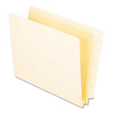 Pendaflex Manila End Tab Expansion Folders, Straight Tabs, Letter Size, 1.5" Expansion, Manila, 50/Box