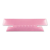 Pendaflex Transparent Colored Tabs For Hanging File Folders, 1/3-Cut Tabs, Pink, 3.5" Wide, 25/Pack