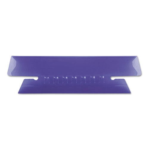 Pendaflex Transparent Colored Tabs For Hanging File Folders, 1/3-Cut Tabs, Violet, 3.5" Wide, 25/Pack