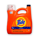 Tide HE Laundry Detergent, Original Scent, 96 Loads, 138 oz Pump Bottle, 4/Carton