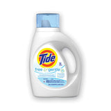 Tide Free and Gentle Laundry Detergent, 32 Loads, 46 oz Bottle, 6/Carton