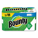 Bounty Select-a-Size Kitchen Roll Paper Towels, 2-Ply, 5.9 x 11, White, 74 Sheets/Roll, 12 Rolls/Carton