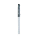 Pilot FriXion Colors Erasable Porous Point Pen, Stick, Bold 2.5 mm, Black Ink, White Barrel