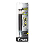Pilot Refill for Pilot B2P, Dr Grip, G2, G6, MR Metropolitan, Precise BeGreen and Q7 Gel Pens, Fine Tip, Black Ink, 2/Pack