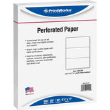 PrintWorks Professional Pre-Perforated Paper for Invoices, Statements, Gift Certificates & More - 04120