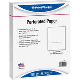 PrintWorks Professional Pre-Perforated Paper for Invoices, Statements, Gift Certificates & More - 04124