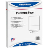 PrintWorks Professional Pre-Perforated Paper for Invoices, Statements, Gift Certificates & More - 04128
