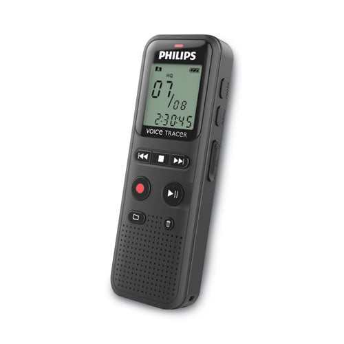 Philips Voice Tracer DVT1160 Audio Recorder, 8 GB, Gray
