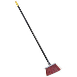 Quickie Bulldozer Landscaper's Upright Broom, 14 x 54, Powder Coated Handle Red/Gray