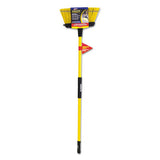 Quickie Job Site Super-Duty Multisurface Upright Broom, 16 x 54, Fiberglass Handle, Yellow/Black