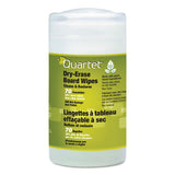 Quartet Board Wipes Dry Erase Cleaning Wipes, Cloth, 7 x 8, 70/Tub