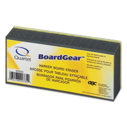 Quartet BoardGear Marker Board Eraser, 5" x 2.75" x 1.38"