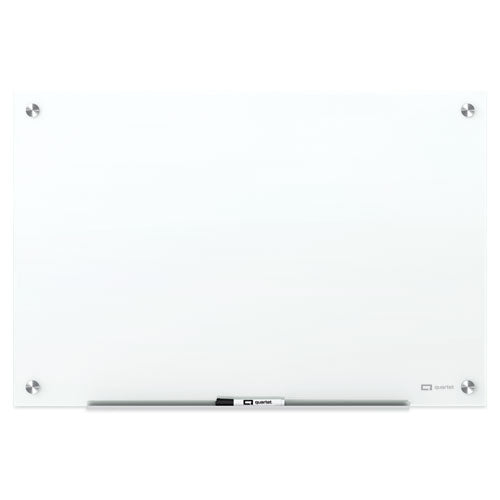 Quartet Brilliance Glass Dry-Erase Boards, 96 x 48, White Surface