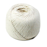 Quality Park White Cotton 10-Ply (Medium) String in Ball, 475 Feet
