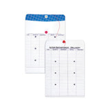 Quality Park Inter-Department Envelope, #97, Two-Sided Five-Column Format, 10 x 13, White, 100/Box