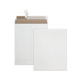 Quality Park Extra-Rigid Photo/Document Mailer, Cheese Blade Flap, Self-Adhesive Closure, 9.75 x 12.5, White, 25/Box