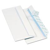 Quality Park Redi-Strip Security Tinted Envelope, #10, Commercial Flap, Redi-Strip Closure, 4.13 x 9.5, White, 1,000/Box