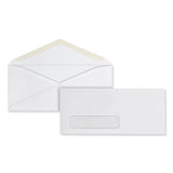 Quality Park Business Envelope, #10, Monarch Flap, Gummed Closure, 4.13 x 9.5, White, 500/Box