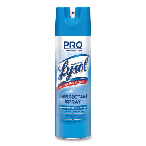 Professional LYSOL Brand Disinfectant Spray, Fresh Scent, 19 oz Aerosol Spray, 12/Carton