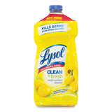 LYSOL Brand Clean and Fresh Multi-Surface Cleaner, Sparkling Lemon and Sunflower Essence, 40 oz Bottle, 9/Carton