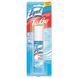 LYSOL Brand Disinfectant Spray To Go, Crisp Linen, 1 oz Aerosol Spray, 12/Carton