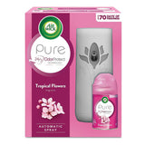 Air Wick Freshmatic Ultra Automatic Pure Starter Kit, 5.94 x 3.31 x 7.63, White, Tropical Flowers