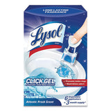 LYSOL Brand Click Gel Automatic Toilet Bowl Cleaner, Ocean Fresh, 6/Box, 4 Boxes/Carton