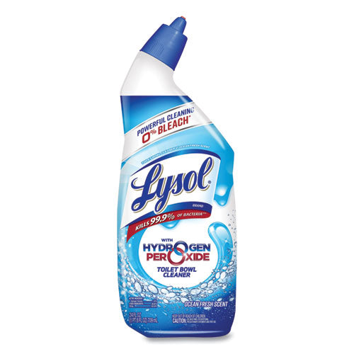 LYSOL Brand Toilet Bowl Cleaner with Hydrogen Peroxide, Ocean Fresh Scent, 24 oz