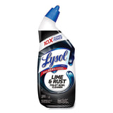 LYSOL Brand Disinfectant Toilet Bowl Cleaner w/Lime/Rust Remover, Wintergreen, 24 oz, 9/Carton