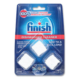 FINISH Dishwasher Cleaner Pouches, Original Scent, Pouch, 3 Tabs/Pack