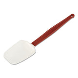 Rubbermaid Commercial High Heat Scraper Spoon, White w/Red Blade, 13 1/2"