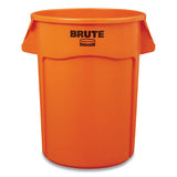 Rubbermaid Commercial Brute Round Containers, 44 gal, Orange