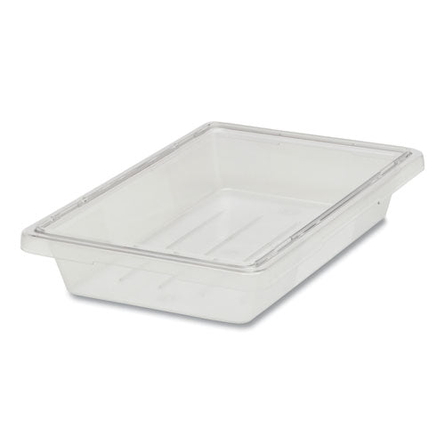 Rubbermaid Commercial Food/Tote Boxes, 5 gal, 12 x 18 x 9, Clear