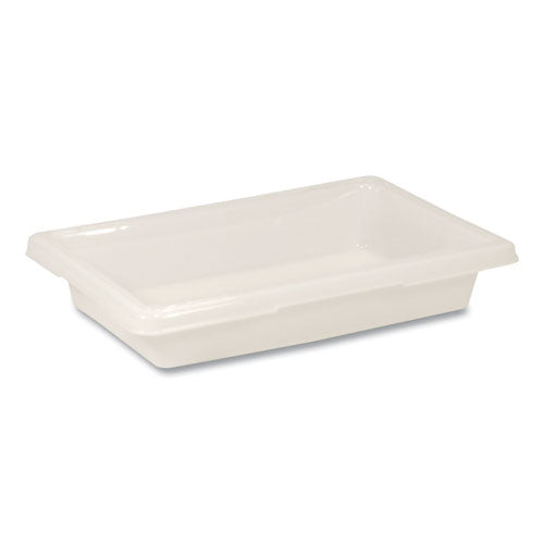 Rubbermaid Commercial Food/Tote Boxes, 2 gal, 18 x 12 x 3.5, White