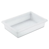 Rubbermaid Commercial Food/Tote Boxes, 8.5 gal, 26 x 18 x 6, White