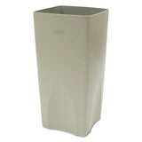 Rubbermaid Commercial Plaza Waste Container Rigid Liner, Square, Plastic, 19 gal, Beige