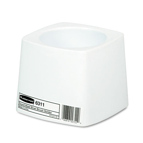 Rubbermaid Commercial Commercial-Grade Toilet Bowl Brush Holder, White