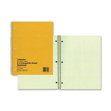 Rediform Green Eye - Ease Spiralbound Quad Notebook - Letter - 33209