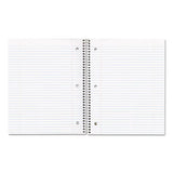 National 1-Subject Wirebound Notebook, 3-Hole Punched, Medium/College Rule, Randomly Assorted Front Covers, 11 x 8.88, 100 Sheets