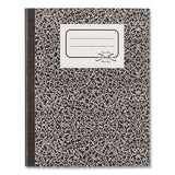 National Composition Book, Wide/Legal Rule, Black Marble Cover, 10 x 7.88, 80 Sheets