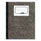 National Composition Book, Medium/College Rule, Black Marble Cover, 10 x 7.88, 80 Sheets