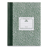 National Lab Notebook, Quadrille Rule, Green Marble Cover, 10.13 x 7.88, 96 Sheets