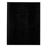Blueline Executive Notebook, 1 Subject, Medium/College Rule, Black Cover, 9.25 x 7.25, 150 Sheets
