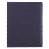 Blueline Duraflex Poly Notebook, 1 Subject, Medium/College Rule, Blue Cover, 11 x 8.5, 80 Sheets