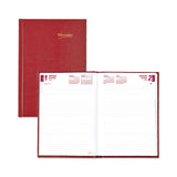 Brownline Daily/Monthly Planner, 8.25 x 5.75, Red Cover, 12-Month (Jan to Dec): 2023