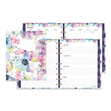 Blueline MiracleBind Passion Weekly/Monthly Hard Cover Planner, Floral Artwork, 9.25 x 7.25, Multicolor, 12-Month (Jan-Dec): 2022